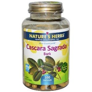 Cascara Sagrada Bark (450 mg 100 Caps) Nature's Herbs